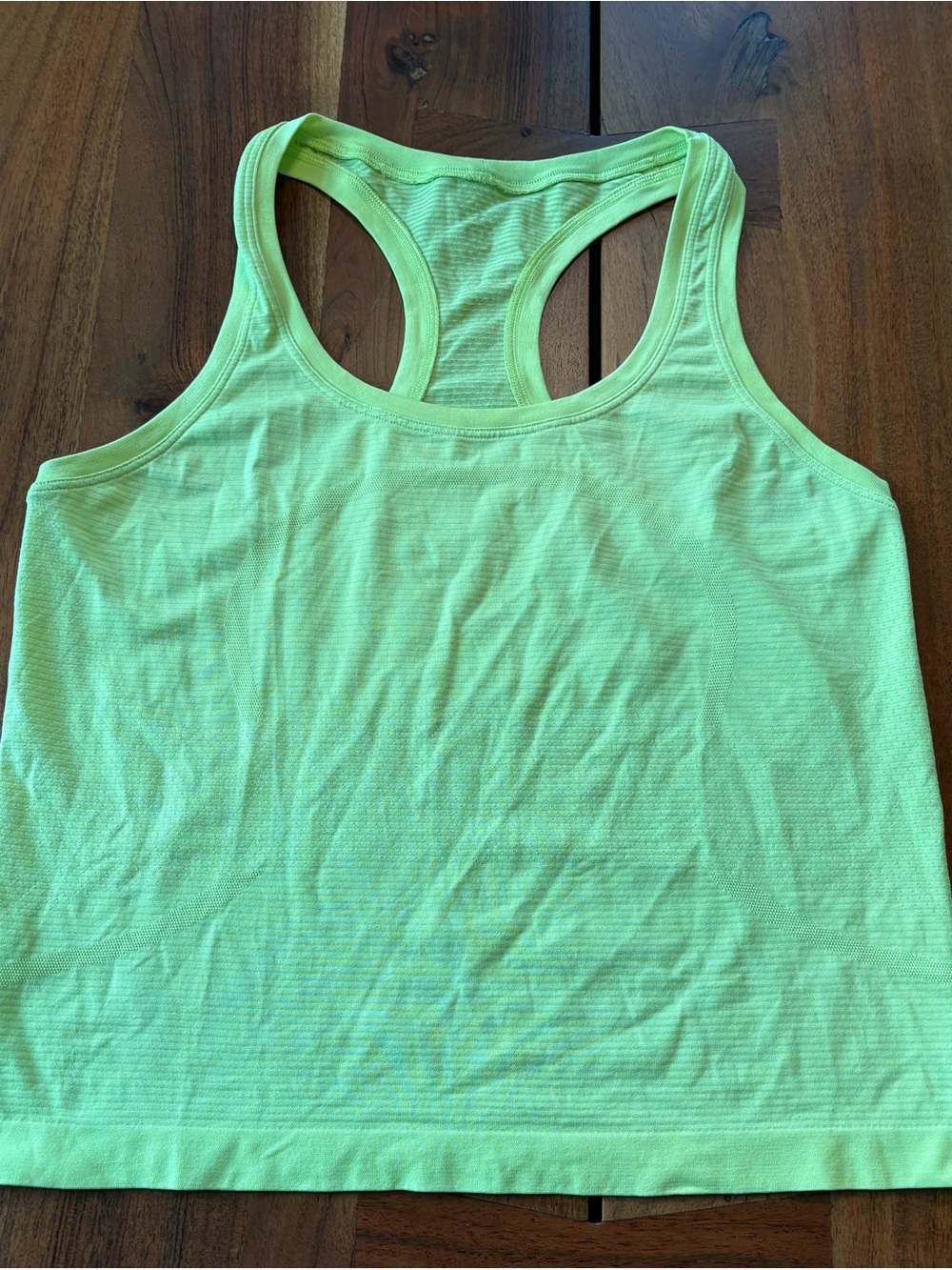 lululemon athletica Neon Lime Racerback Tank